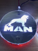 Lampa oglinda Pablo LED -Logo MAN