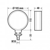 Lampa pozitie cu LED pentru gabarit/oglinda camion 41460