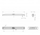  Lampa rosie led 254X24 LD999 GRAPHITE
