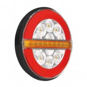 Lampa rotunda NEON 3 functii 41547 12V/24V FI14