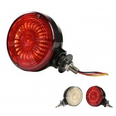 Lampa spaniola gabarit LED Lollipop Star 12/24V, alb-rosu