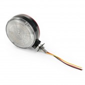 Lampa spaniola gabarit LED Lollipop Star 12/24V, alb-rosu