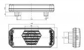Lampă spate Multifuncțională Was W279DD 