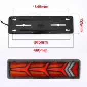 Lampa stop cu led si NEON VIP59 (46X12.5)