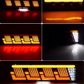 Lampa stop cu led si NEON VIP80 (46X13)