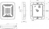  Lampa stop CUBE LZD2877 3 functii 
