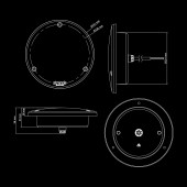 Lampa stop led Strands FOR9T Orbi 3 functii 800651