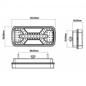 Lampa stop LED X-SPIDER 1 L2429 COF bayonet 