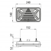 Lampa stop MULTILED III dreapta A24-8930-001