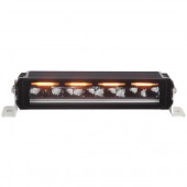 Ledbar cu DRL alb/galben 34 cm cu LED OSRAM si STROBOSCOP