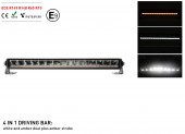 Ledbar cu stroboscop si lumina pozitie 80W 55CM