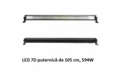 Ledbar LED 7D puternică de 105 cm, 594W