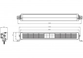 Ledbar LED Vignal 60cm dual color si flash strobo