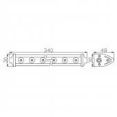 Ledbar Off Road - 36W - 12 SMD LED