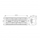 Ledbar Off Road - 80W - 80 SMD LED 