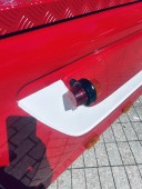 Lentila portocalie lampa cu bec Holland Gylle