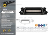 Lumina stroboscopica cu ventuza și 24 LED-uri, portocalie LW0054