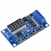 Modul releu cu intarziere cu Mosfet timp reglabil, display, 5-36V