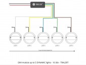 Modulul TRALERT® VAC-DIM-MODULE semnal dinamic