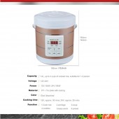 MULTICOOKER fryer 12V/24V incalzire mancare 1.6LITRI