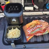 Friteuza electrica, airfryer 24V incalzire mancare 3 LITRI 250W