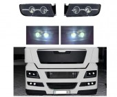 Proiectoare de ceață LED cu fază lungă pentru MAN TGX / TGS / TGL 24V