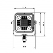 Proiector cu DRL 3D DualColor 7,5cm 