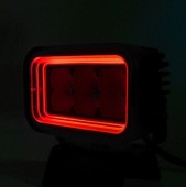 Proiector de lucru cu DRL Galben/Rosu 4 inch