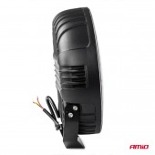Proiector faza lunga 3D cu DRL Alb/Galben 23cm 04534 - 112W