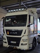 Proiector faza lunga cu DRL alb si stroboscop X-Spider V3436