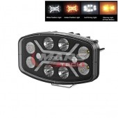 Proiector faza lunga cu DRL DualColor + Strobo Optimo 200