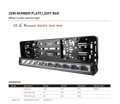 Proiector faza lunga cu DRL suport numar FZ6011
