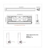 Proiector faza lunga cu DRL suport numar FZ6011