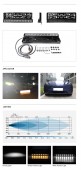 Proiector faza lunga cu DRL suport numar FZ6011