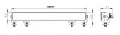 Proiector faza lunga LED 150W Black Shadow cu DRL TT.11104