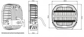 Proiector faza lunga Phantom white 16016W