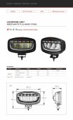 Proiector LED cu DRL si stroboscop FL2013W