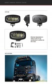 Proiector LED cu DRL si stroboscop FL2013W
