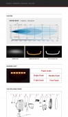 Proiector LED cu DRL si stroboscop FL2013W