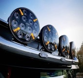 Proiector LED Pollux9+ Gen2 120W pozitie alb galbena/portocalie LEDSON