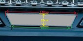 Reclama luminoasa (negru) pentru Scania S/R NG (2016-) 120x22cm