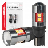 Set 2 becuri W5W CANBUS 12V- 48V AMIO-04244