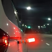 Set 2 lampi LED de avertizare 360° cu lumina portocalie și alba