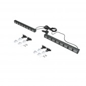 Set 2 lampi LED stroboscopice cu ventuze, 5 culori