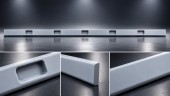 Set 2 prelungiri laterale fuste PVC flexibil 5 locuri de lampi