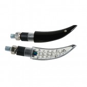 Set 2 semnalizari moto KATANA - 12V LED - Black