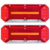 Set 2 stop spate cu led 12v/24v dinamice (34.5x13) 