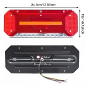 Set 2 stop spate cu led 12v/24v dinamice (34.5x13) 