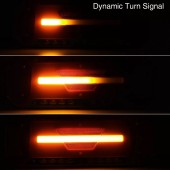 Set 2 stop spate cu led 12v/24v dinamice (34.5x13) 