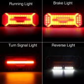 Set 2 stop spate cu led 12v/24v dinamice (34.5x13) 